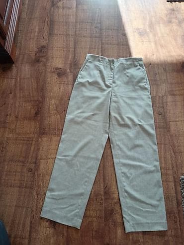 dig farmerke: Elegantne ženske pantalone – 2 para - Model: klasičan, ravna nogavica — 2