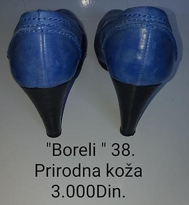 rieker sandale polovne: Boreli ženske salonke – broj 38 - Materijal: prava koža (gornjište i — 4