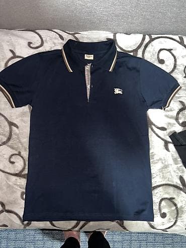 merenje pulsa na ruci: Men's T-shirt Burberry, bоја - Tamnoplava — 1