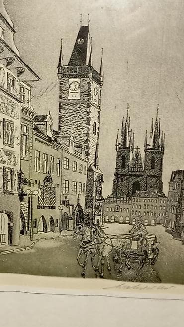 stare marke: Emil Vanke - Stari Prag (Originalni Bakropis 31/100) — 2