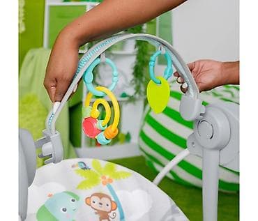 duboke cizme na pertlanje: Kids II Bright Starts ljuljaška “Playful Paradise” (Šifra proizvoda — 4