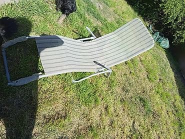 Ležaljke i ljuljaške: JYSK ležaljka KALMAR, siva – dimenzije Š60 x D168 cm. - Dizajn sa — 6