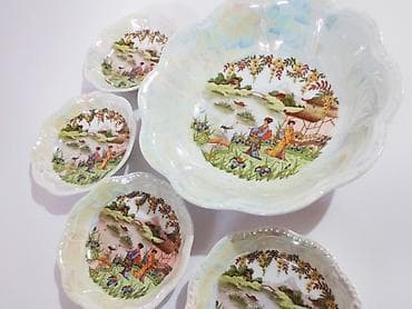 posuda za supu sa poklopcem: Stari češki porcelan - veća činija i četiri manje Činije su veoma — 1