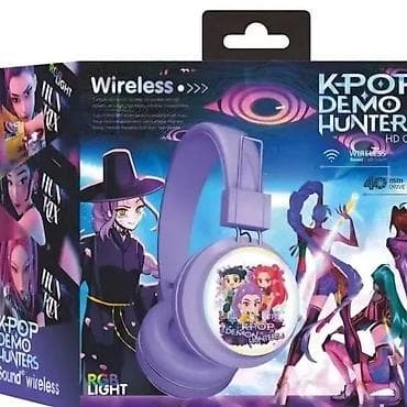 Kpop Demon Hunters bkuetooth slusalice za decu. Bluetooth verzija