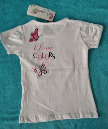 jaknice sa krznom: Round neck, Short sleeve, 104-110 — 4