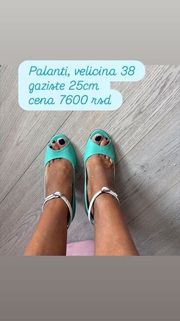 zenske kozne cipele ravne: Salonke, 39 — 2