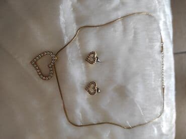hermes torbe cena: Bulgari, Set: Minđuše, Ogrlica, Materijal: Hirurški čelik — 4