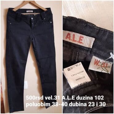 Pantalone: S (EU 36), Ravne nogavice — 6