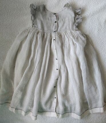 svecane bele haljine: Midi, Sleeveless, 110-116 — 13