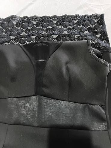 torba mona crna: Elegantna crna koktel haljina – Christiane Road - Kroj: uska silueta — 8