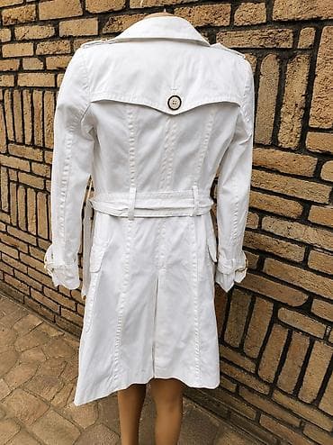 tory burch torbe: Zara Basic ženski mantil - Model: klasični trench, dvoredno kopčanje — 2