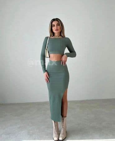 suknja i top komplet: 🕊Novo Set Herve Likra(Top+Suknja)🕊 •Velicine:S M L — 2