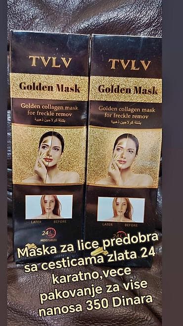 cloud 9 sandale: TVLV Golden Mask – zlatna kolagenska maska za lice - Formula sa — 1
