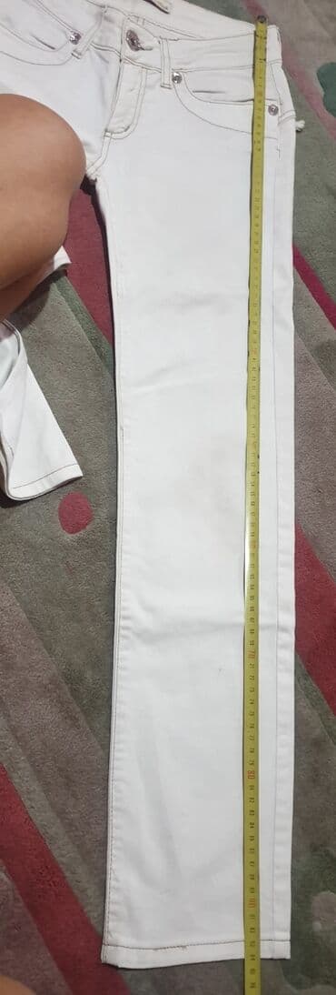 pantalone od vestacke koze: LIU JO - LIU jeans bele farmerke broj 26, ali pre za oko 12 godina — 6
