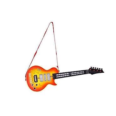 napravi sam muzicki instrument: ROCK GITARA ZA DECU – ECO TOYS Šifra proizvoda: HC56 Elektronska rok — 1