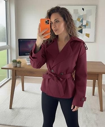 Ostalo: 🔥Ženska kraća jakna/kaput sa kaišem
3700 din — 5