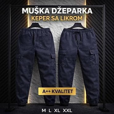 Women's Footwear: Muška džeparka – keper sa likrom (A++ kvalitet)gs - Materijal: keper — 2