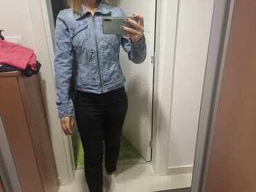 plavi kaput sa krznom: Teksas jakna kupljena u Italiji. Nosena je veoma malo. U odlicnom — 3