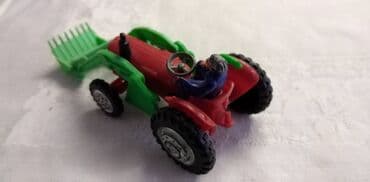 makete: Blue Box Plastic traktor oko 13 cm. VINTAGE,ocuvan — 3