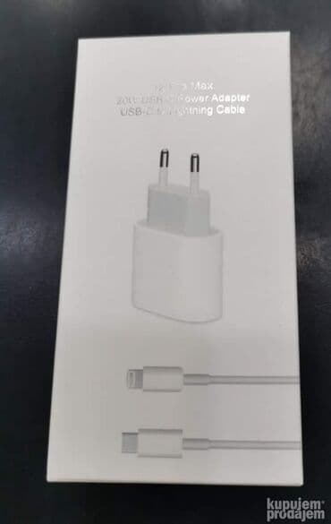iphone xr polovan cena: Iphone punjac 20W - USB C za Iphone 12 pro, 12, 11 promax,11 2400 — 2