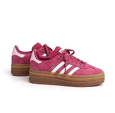 Adidas Gazelle Bold platform patike – ženska silueta u ružičastoj