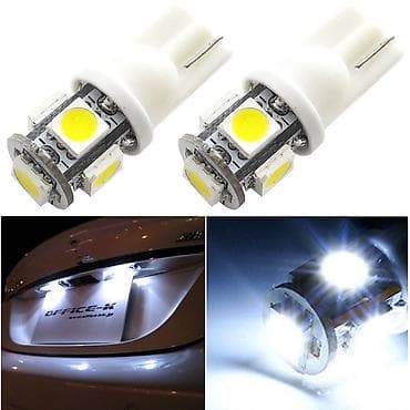 set za polimerizaciju farova 220v: -T10 Silikonska cob led sijalice vodotporne beloplavicaste 6000k 12v — 5