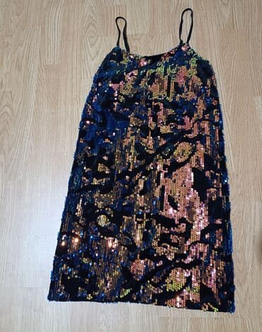 S (EU 36), color - Multicolored, Evening, With the straps