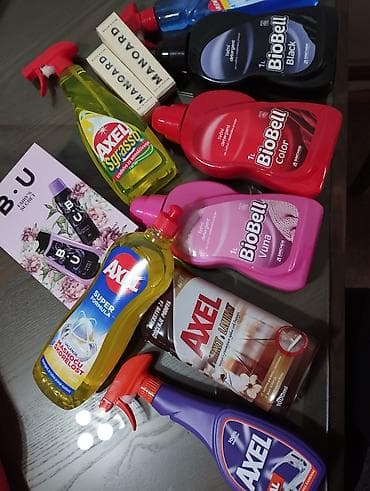 Paket kućne hemije8 kom+parfemi 3 kom novo sve za 3000 din. *BU