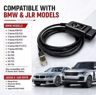 podmetaci za auto: Novo- X-OBD Enet OBD2 BMW & JLR DOIP BimmerCode E-SYS ISTA ENET — 8