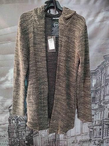 ledžend haljine: Muski dugi pleteni kardigan jaknica sa kapuljačom – SAW Clothing - — 1