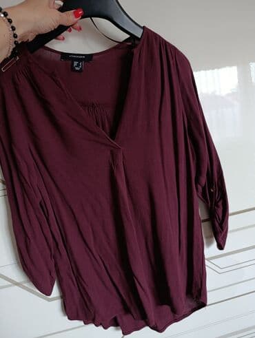 crop top c a: Atmosphere, L (EU 40), Jednobojni, bоја - Bordo — 1