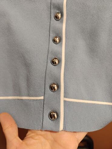 c a tunike: H&M, S (EU 36), Poliester, bоја - Svetloplava — 2