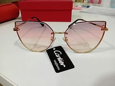 grip za ruke: Cartier sunčane naočare – ženski model mačkastog oblika - Sočiva — 5