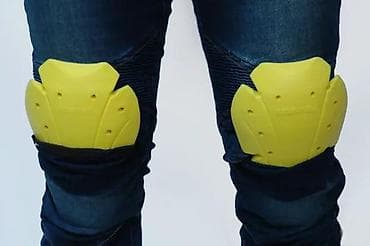 Kape i aksesoari: Muške biker farmerke – tamno plavi teksas - Stil: biker/karirano — 10