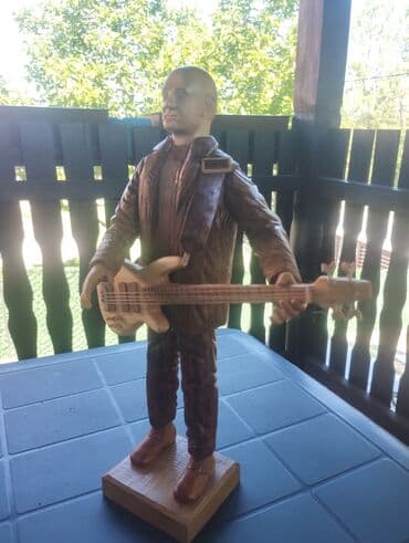 Art & Collectibles: Skulptura "Gitarista" Ručno rađena skulptura od raznovrsnih vrsta — 1