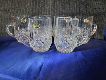 solje za caj: Solje univerzalne,kristal,led kristal Zajecar. 70te. Solje su — 8
