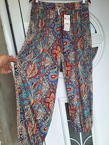 Šalvare XXL – NOVE - Model: ležerne, široke šalvare sa elastičnim