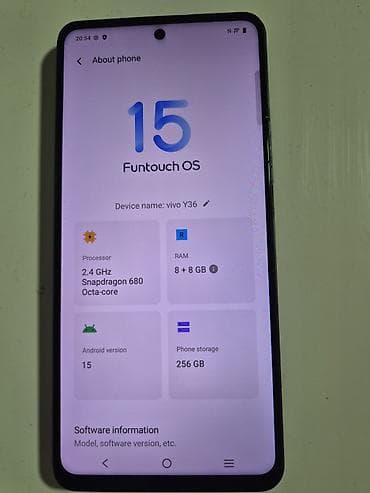 Kuhinjski aparati: Vivo Y36 – 8 GB RAM + do 8 GB proširenja, 256 GB memorije - — 3