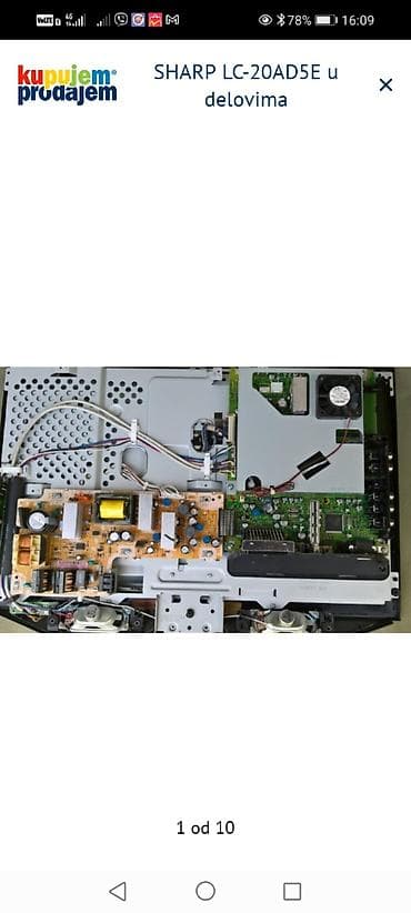 obicna antena za tv: SHARP LC-20AD5E – delovi za TV Dostupni originalni moduli i — 2