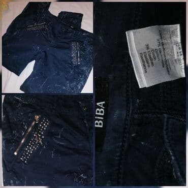 džeparice pantalone: NOVE BAGGY PANTALONE 42 Struk 42cm Bokovi 54cm Butine 28cm Dubina — 5