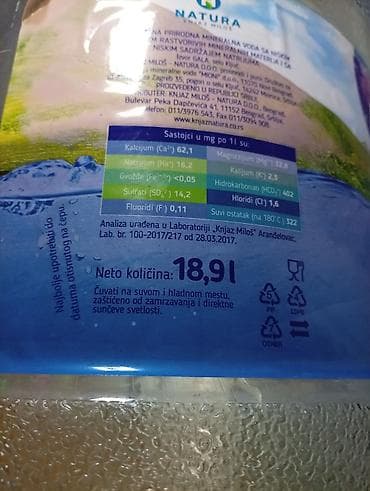 bubamara za skupljanje mleka: Aqua Una Natura – negazirana prirodna mineralna voda u galonu 18,9 l — 2