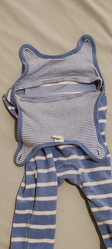 frozen odeca za devojcice: Cool club vel 74 Plišane bebe tregerice sa stopicama – prugasti — 3