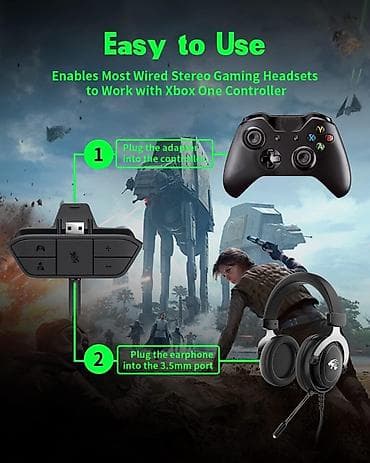 playstation igre: Adapter za slušalice za Xbox kontrolere (3.5 mm, stereo) - Omogućava — 1