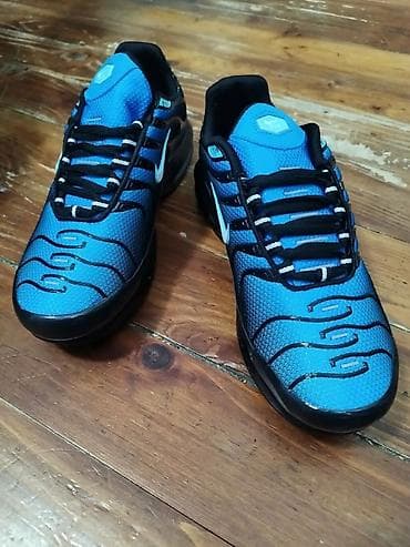 narandžaste patike: Nike Air Max Plus TN – plavo/crna verzija - Model: Air Max Plus — 1