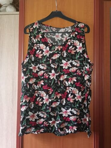 c a tunike: 2XL (EU 44), Viscose, Floral, color - Multicolored — 2