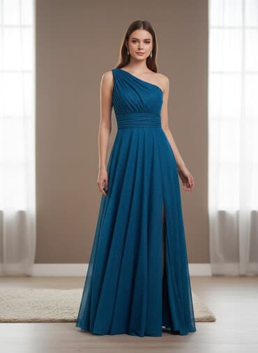 svečane tunike: S (EU 36), bоја - Tamnoplava, Večernji, maturski, Top (bez rukava) — 1