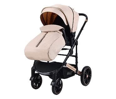 poklanjam kolica za bebe: BBO MegaMove Set – 2u1 kolica sa I-Size autosedištem, Latte (SKU — 2