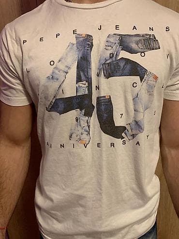 muške šuškave trenerke: Pepe Jeans-Original-muska majica u L velicini — 2