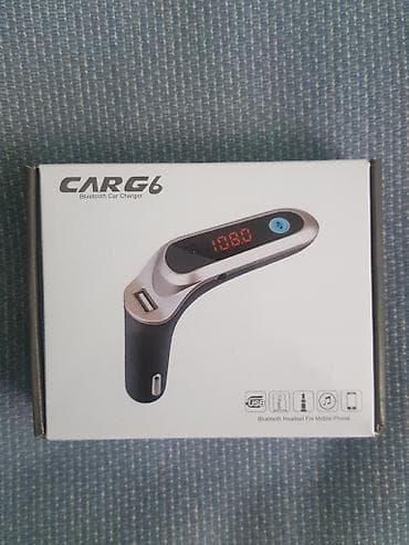 Transmiter Fm transmiter bluetooth CAR G6 Sve u jednom Fm transmiter