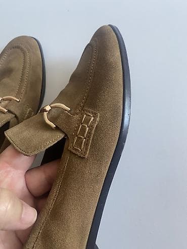 nike stikle: ZARA ženske loafers mokasine - Model: klasične mokasine sa metalnom — 5